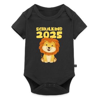 School Child 2025 Young Girls School Enrollment 2025 Decoration - Baby Premium short-sleeve bodysuit - black - Front