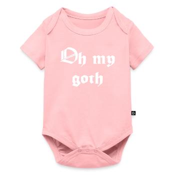 Oh mon gothique - Body à manches courtes Premium Bébé - rose - Devant
