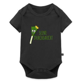 Lauch Seine Durchlaucht - Baby Premium Kurzarmbody - Schwarz - Vorne