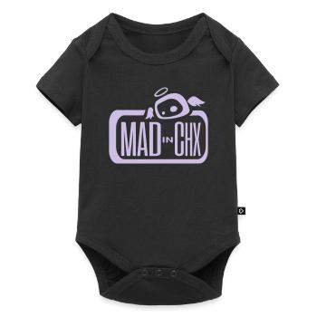 Mad in CHX logo - Baby Premium short-sleeve bodysuit - black - Front