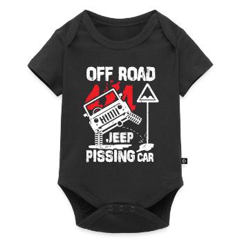 Jeep Hors-piste Pissing - Body à manches courtes Premium Bébé - noir - Devant