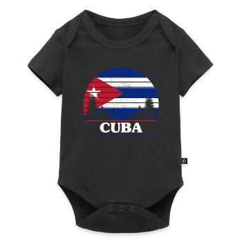 Cuba - Body à manches courtes Premium Bébé - noir - Devant