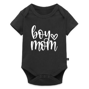 Garçon Maman - Garçon Maman Maman De Garçons Coeur Amour - Body à manches courtes Premium Bébé - noir - Devant