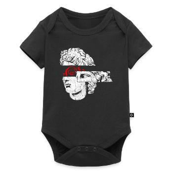 Art Classic Aesthetic Graphic - Baby Premium short-sleeve bodysuit - black - Front