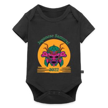 Japanese Samurai_2022 - Baby Premium Kurzarmbody - Schwarz - Vorne