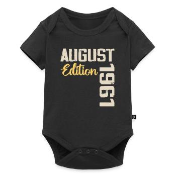 Jubiläum August 1961 - Limitierte Auflage August 1961 - Baby Premium Kurzarmbody - Schwarz - Vorne