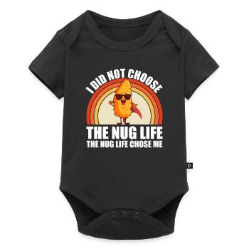 Funny Nug-Life Kids Toddler I Love Chicken Nuggets - Baby Premium short-sleeve bodysuit - black - Front