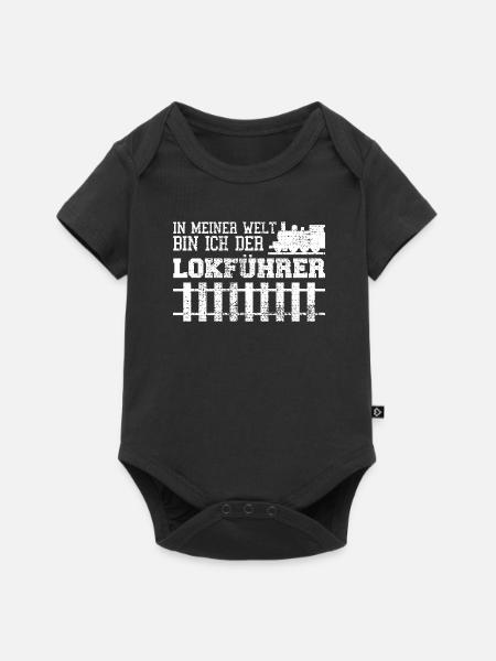 Lokfuehrer - Baby Premium Kurzarmbody - Schwarz