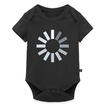 loading - Baby Premium short-sleeve bodysuit - black - Front