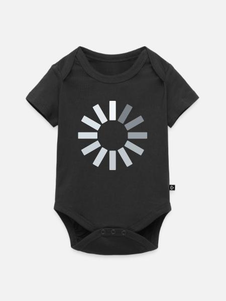 Loading - Baby Premium Kurzarmbody - Schwarz