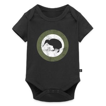 kiwi - Baby Premium short-sleeve bodysuit - black - Front