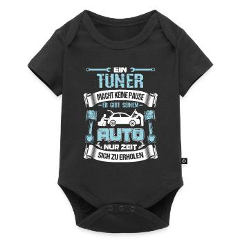 Tuner car pour récupérer le temps - Body à manches courtes Premium Bébé - noir - Devant