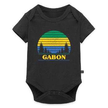 Gabon - Body à manches courtes Premium Bébé - noir - Devant