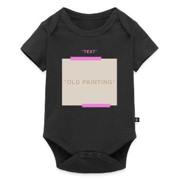 Off-Wifie: No Painting | only text and colors - Baby Premium Kurzarmbody - Schwarz - Vorne