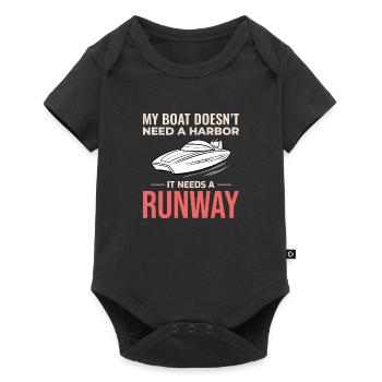 Speedboat Racing Boaters Thrill Seekers - Baby Premium short-sleeve bodysuit - black - Front