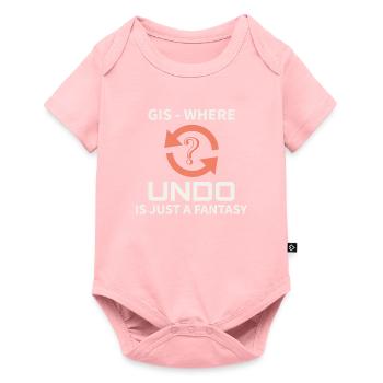 GIS Undo Fantasy Data Mapping Errors - Baby Premium Kurzarmbody - Rosa - Vorne