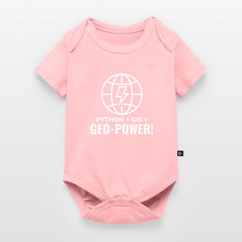 Python GIS Geo-Power Programmierung Geospatial Baby Premium Kurzarmbody