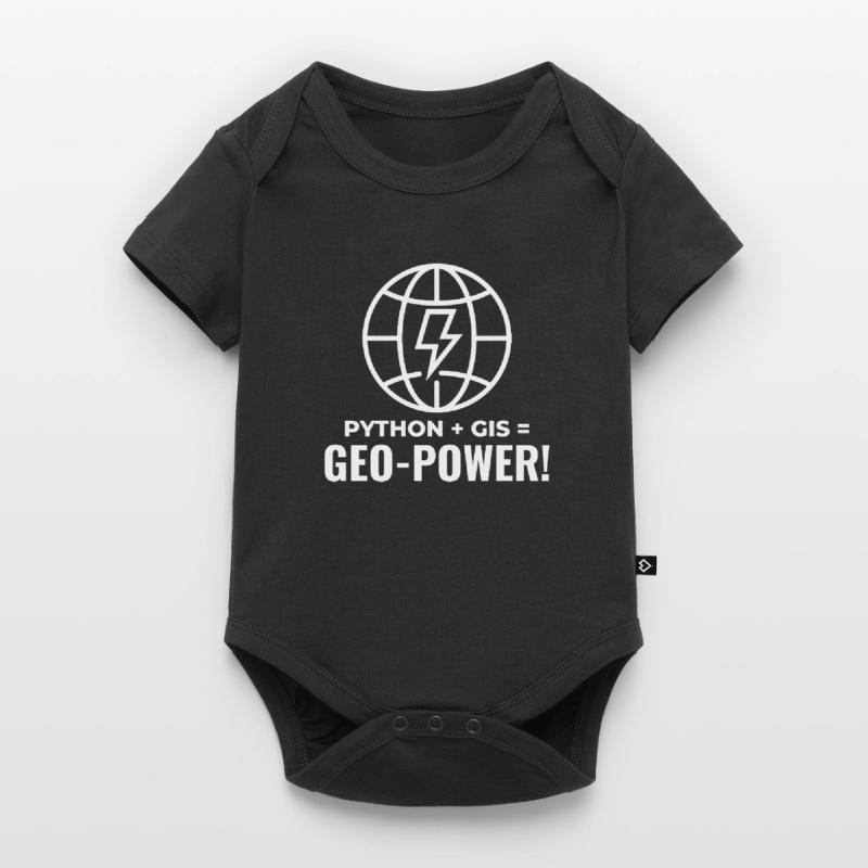 Python SIG Géo-Puissance Programmation Géospatial Body à manches courtes Premium Bébé