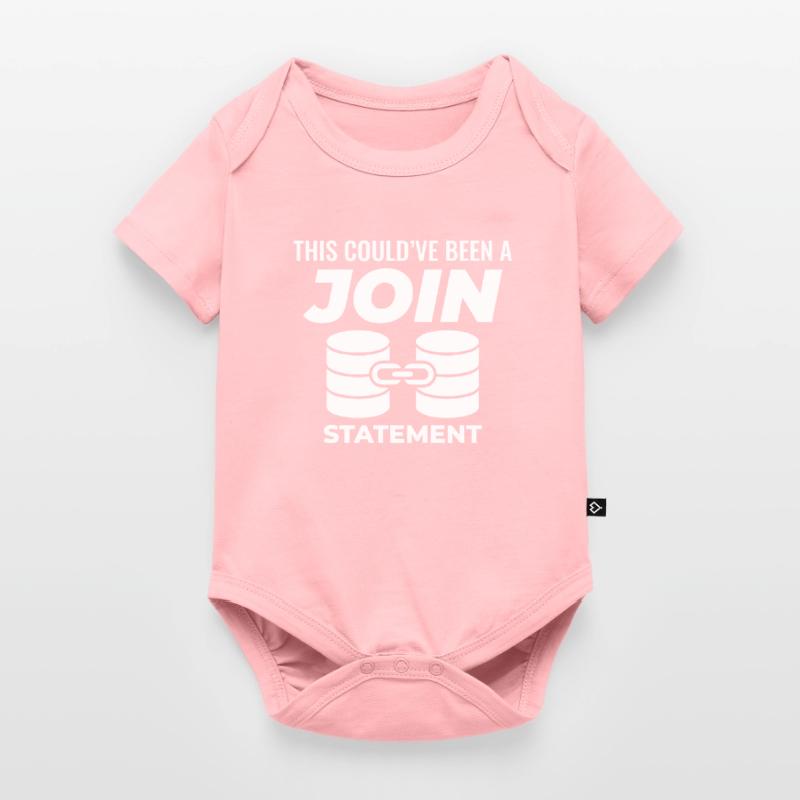 SQL Join Database, instruction de programmation des données Body à manches courtes Premium Bébé