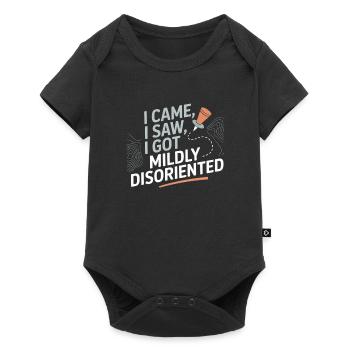 Disoriented Compass Travel Direction Humor - Baby Premium short-sleeve bodysuit - black - Front