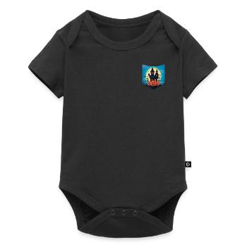 Costume de citrouille Creepy Chest Bag Halloween - Body à manches courtes Premium Bébé - noir - Devant