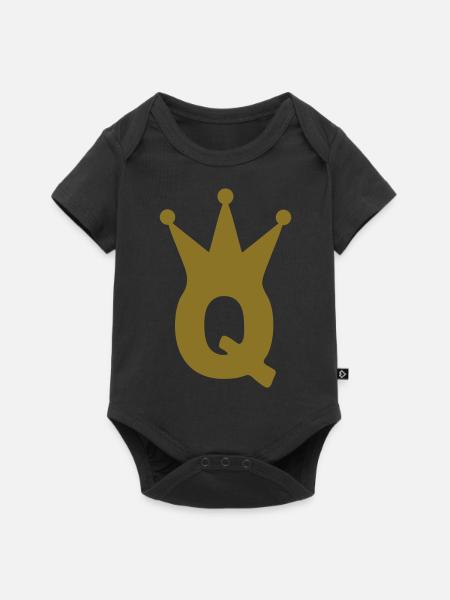 Krone q w22 - Baby Premium Kurzarmbody - Schwarz