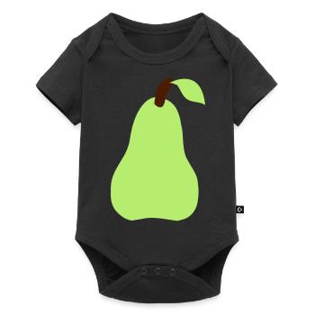 pear - Baby Premium short-sleeve bodysuit - black - Front