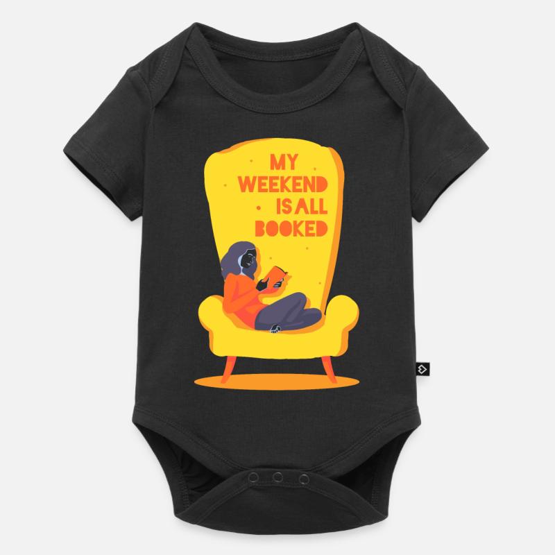 My weekend is all booked - Body à manches courtes Premium Bébé - noir
