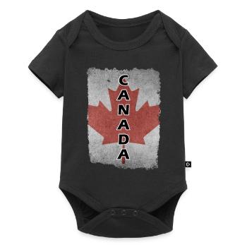 Canada - Body à manches courtes Premium Bébé - noir - Devant