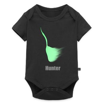 Hunter - Baby Premium short-sleeve bodysuit - black - Front