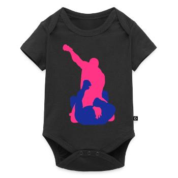 MMA # 6 - Boden n Pound - Baby Premium Kurzarmbody - Schwarz - Vorne
