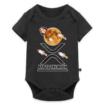 XRP Ripple Gift Quote Vintage Retro - Baby Premium short-sleeve bodysuit - black - Front