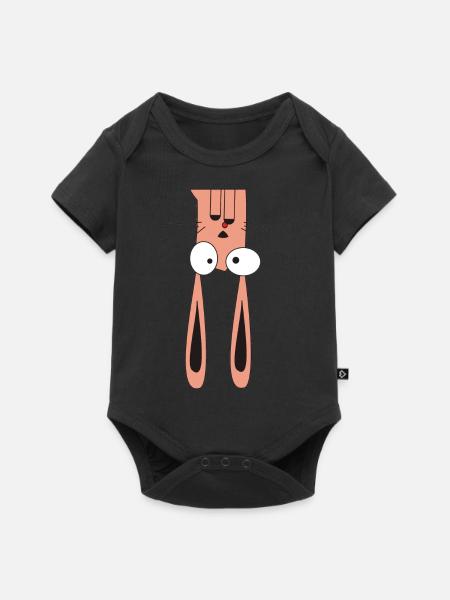 Bunny Ups - Baby Premium Kurzarmbody - Schwarz