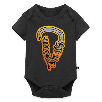 Carabiner Skull - Chemise d'escalade - Body à manches courtes Premium Bébé - noir - Devant