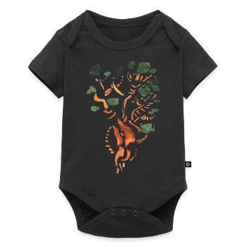 Tree / Bonsai / Tribal - Baby Premium short-sleeve bodysuit - black - Front