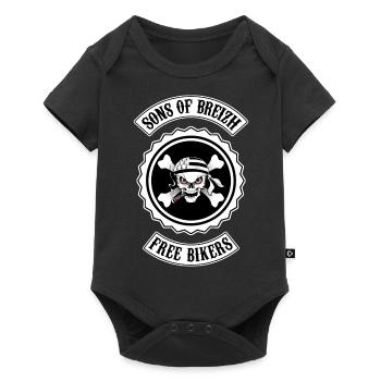 breizh bikers 03 - Body à manches courtes Premium Bébé - noir - Devant