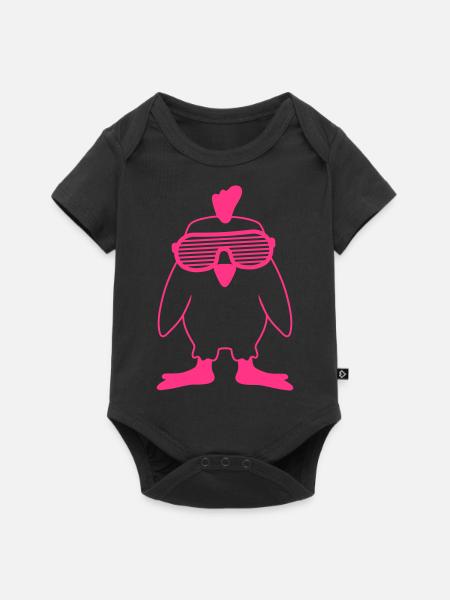 Party Chick - Baby Premium Kurzarmbody - Schwarz