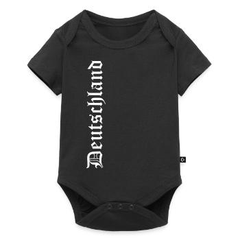 Deutschland - Baby Premium Kurzarmbody - Schwarz - Vorne