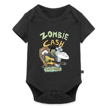 zombie cash - Baby Premium short-sleeve bodysuit - black - Front