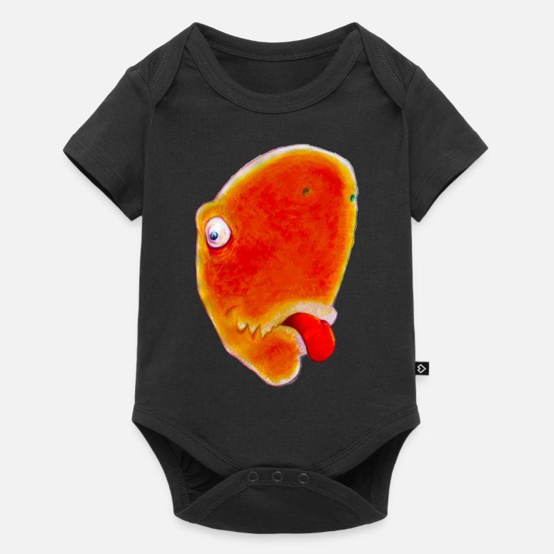 DINO - Baby Premium short-sleeve bodysuit - black