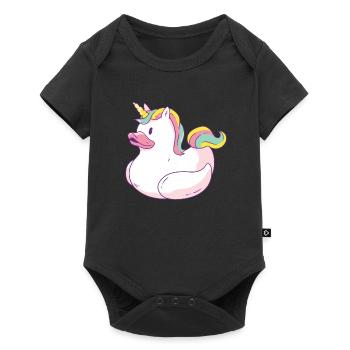 Unicorn Swimte - Baby Premium short-sleeve bodysuit - black - Front