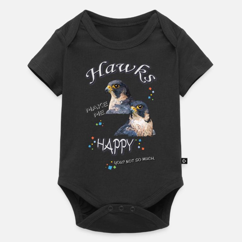 faucon - Body à manches courtes Premium Bébé - noir