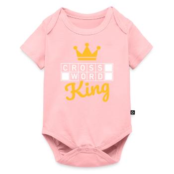 Crossword puzzle - Baby Premium short-sleeve bodysuit - rose - Front
