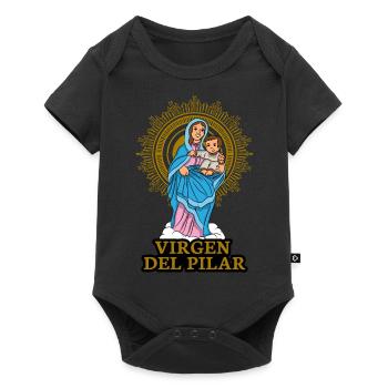 VIRGEN DEL PILAR by The Manzanita´s - Baby Premium Kurzarmbody - Schwarz - Vorne