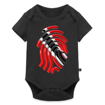 Trinidad Flagprint - Body à manches courtes Premium Bébé - noir - Devant