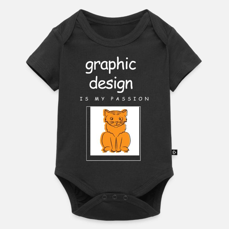 Designer graphiste graphiste designer artiste - Body à manches courtes Premium Bébé - noir