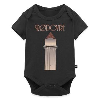 Château d’eau de Rødovre - Body à manches courtes Premium Bébé - noir - Devant