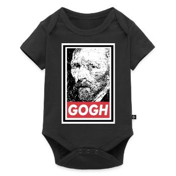 OBÉIR À VAN GOGH - Body à manches courtes Premium Bébé - noir - Devant