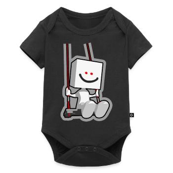 swing - Baby Premium short-sleeve bodysuit - black - Front