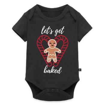 Faisons cuire au four! - Body à manches courtes Premium Bébé - noir - Devant